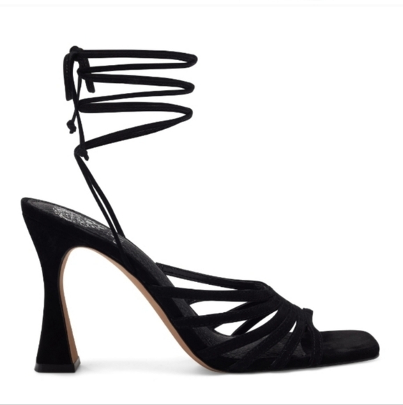 Vince Camuto Roselian Tie Up Sandal Black -5 - Picture 2 of 7